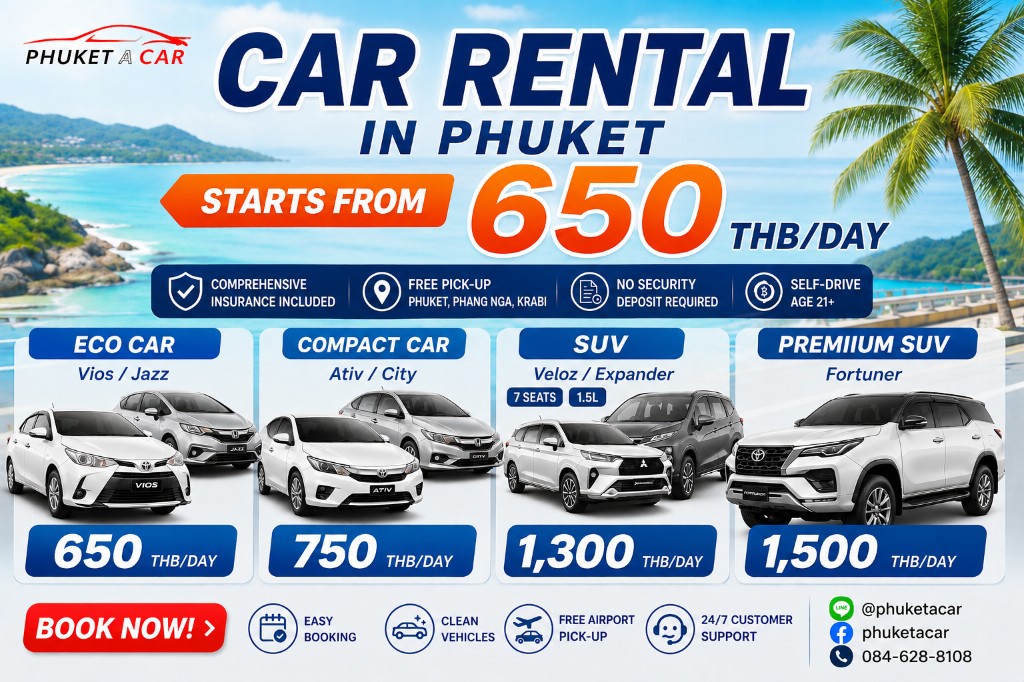 Phuket car rental — Phuket A Car